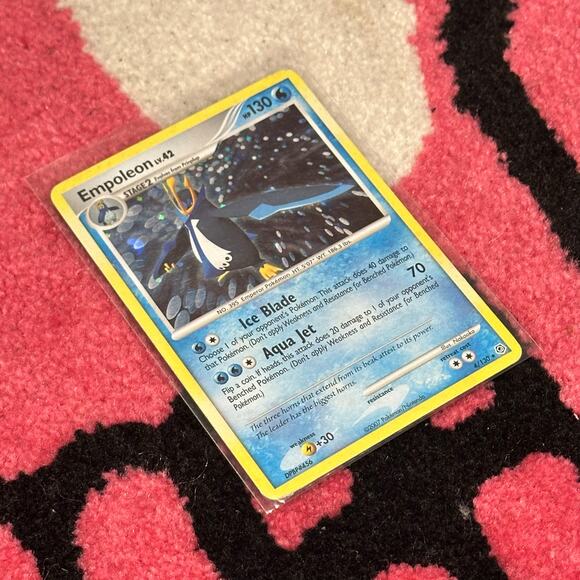Empoleon #4 – Pokémon Diamond & Pearl – Holo Rare – Played - Picture 1 of 6